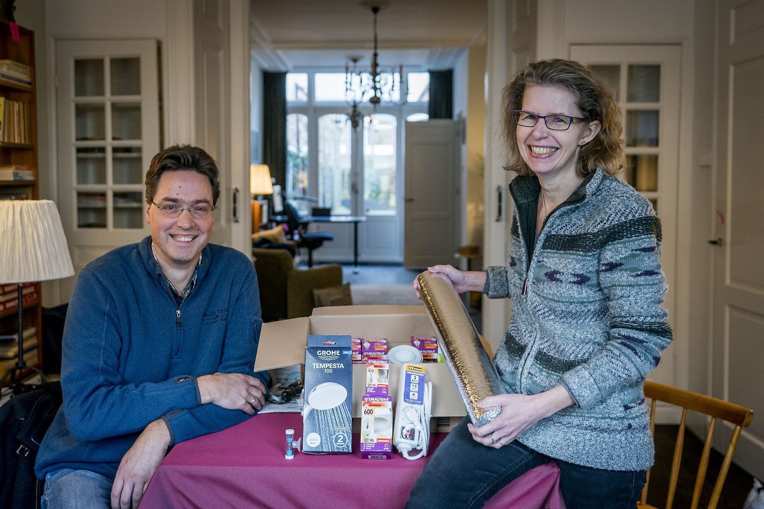 Jan Brouwer en Tita Zeillemaker doen mee met Direct bespaaractie
