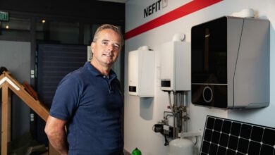 Sascha van den Bosch, directeur Hennink Installatietechniek, boekte flinke energiewinst